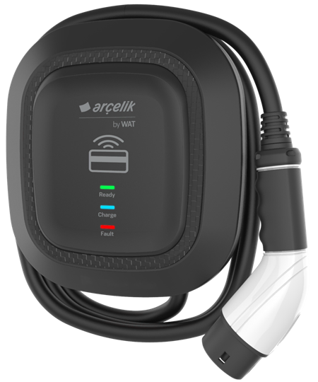 AR AW 32 RFID 7,4 KW Elektrikli Araç Şarj İstasyonu